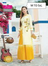 Fashion Angel Daily Wear Kurti With Plazzo, Sharara & Skirt Pair Fancy Embroidery Work